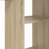 vidaXL Scrivania rovere Sonoma 142 x 102 x 73 cm Materiale Anteprima dell’immagine prodotto 9