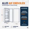 GastroHero Lagerkühlschrank ECO 600 Glastür Schwarz 562 Produktbild-Vorschau 5