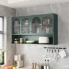 okwish Kuchynská skrinka Závesná skrinka zo skla so 4 Náhľad obrázku produktu 1