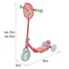 Peppa Pig 77757 Tretroller Rosa  Kinder Rosa One Size Produktbild-Vorschau 4