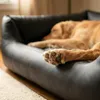 4L Textil Mario Orthopädisches Hundebett aus Kunstleder Produktbild-Vorschau 8
