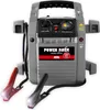 A gray jump starter power pack with red and black jumper cables attached. Anteprima dell’immagine prodotto