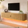 Merax wandmeubel voor de televisie met LED-verlichting, Productafbeelding-voorbeeld 4