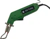 A green electric hot cutter with a silver blade attachment is shown against a white background. Produktbild-Vorschau