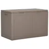 vidaXL Boîte de rangement de jardin 180 L brun aspect bois Voir les images du produit 8