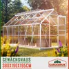Hliníkový polykarbonátový skleník 11,73 m³ | 380 x 190 x Náhled obrázku produktu 12