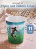 itenga Papierkorb für Kinder - Motiv Fußballer - ca. 11 Produktbild-Vorschau 4