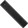 A black remote control is shown against a white background. Produktbild-Vorschau
