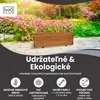 IvoQ Drevený kvetináč – 80 x 40 x 32 cm – drevo – Na Náhľad obrázku produktu 3