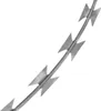 A close-up, isolated shot of razor wire. Produktbild-Vorschau