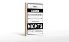 Holzschild Spruch 12x18cm Erwarte nichts von Anderen Produktbild-Vorschau 1