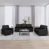 VidaXL 3201338, Schwarz, Schaum, Kunstleder, Metall, Produktbild-Vorschau 2