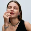 Pandora Charm Damen Kletternder Frosch Emaille Grün Silber Produktbild-Vorschau 2