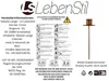 LS-LebenStil Metall Stabkerzenhalter Kupfer Braun 15cm Produktbild-Vorschau 2