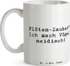Mr. & Mrs. Panda Kaffeetasse Spruch Flöte Zauber - Weiß - Produktbild-Vorschau 3