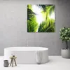 Leinwandbild Palmblätter Pflanzen Natur 50x50 Feeby Grün Produktbild-Vorschau 2