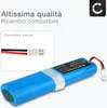 CELLONIC 1x Batteria per Aspirapolvere Compatibile con ZACO Anteprima dell’immagine prodotto 5