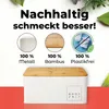 Lumaland Cuisine Brotkasten Brotdose aus Metall mit Bambus Produktbild-Vorschau 7