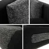 A collage of close-up shots of a sofa's fabric and construction details. Náhľad obrázku produktu