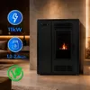 Pelletofen THUNDER ARIA-BLACK 11 kW Schwarz mit WLAN Produktbild-Vorschau 7