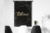 MuchoWow® Wandteppich Wandbehang Zitat - Hoffnung - Gold - Produktbild-Vorschau 4