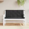 vidaXL Coussins de banc de jardin 2 pcs. noir 120x50x7 cm Voir les images du produit 2