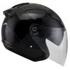 Casco KYT Hellcat Plain Jet Taglia: M (57/58), Colore: Nero Anteprima dell’immagine prodotto 4