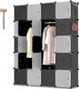 Clanmacy Armoire à vêtements DIY Armoire à chaussures avec Voir les images du produit 1