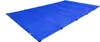 A blue pool cover laid out on a white background. Produktbild-Vorschau