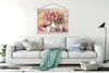 MuchoWow® Textilposter Gemälde - Blumen - Vase - Ölfarbe Produktbild-Vorschau 3