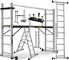 MASKO® Baugerüst mit Arbeitsbühne, Arbeitsgerüst 4in1 Produktbild-Vorschau 1