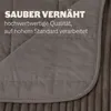 Tagesdecke 200x220 cm Granit – XXL Wendedecke Flanellcord & Produktbild-Vorschau 7