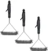 3er Pack Grillbürste 30cm mit Edelstahl Borsten | Produktbild-Vorschau 1