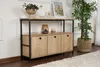 Skye Decor, Solace - Oak, Black, Konsole, Eiche, 100 % Produktbild-Vorschau 2