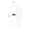 Nálepky AMS Honeycomb Frame Guard Basic – ochranné nálepky Náhľad obrázku produktu 5