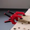 TOOLCREST Federzwinge 10 cm | Leimzwinge 12 kg Spannkraft | Produktbild-Vorschau 4