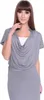 Damen Kleid Dress Maxikleid Lang : Grau S/M 36/38 Produktbild-Vorschau 3