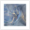 Poster - Poster ohne Rahmen - Gold Blau Farbe - 30x30 cm - Produktbild-Vorschau 1