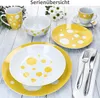 Pula żółte kropki 6x miska na płatki Ø14cm 400ml porcelana Podgląd zdjęcia produktu 5