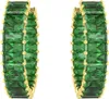 Swarovski Uni Matrix Creolen Grün Gold‑Tone 5658651 Produktbild-Vorschau 6