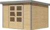 Karibu Gartenhaus Hybridhaus Metall Jupiter 5 naturbelassen Produktbild-Vorschau 4