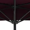 vidaXL Parasol balkonowy aluminiowy słup bordowy czerwony Podgląd zdjęcia produktu 13