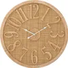 Mauro Ferretti Wanduhr geschnitzt Ø 60x4,5 cm naturweiß Produktbild-Vorschau 7