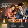 LED Stabkerze 2er indoor mit Timer Funktion - 6 Stunden - Produktbild-Vorschau 4