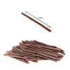 A pile of dog treats with one treat shown separately with a size indicator. Produktbild-Vorschau