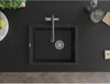 Mexen Pedro 1-miskový granitový dřez 560 x 460 mm, Černá - Náhled obrázku produktu 4