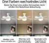 Deckenventilator, Deckenleuchte mit Ventilator, 35W Produktbild-Vorschau 2