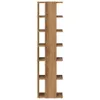 vidaXL Schuhschränke 2 Stk. Artisan-Eiche 28x27x102 cm Produktbild-Vorschau 5
