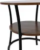 Stolik kawowy okrągły loft fi 56x55cm orzech Podgląd zdjęcia produktu 8