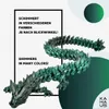 3D Drache - 30 cm – Schwarz-Grün Produktbild-Vorschau 3